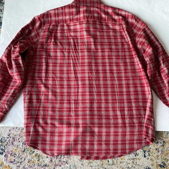 Eddie Bauer Men's Bristol Plaid Button Up Flannel Shirt, size 2XL - Picture 10 of 12